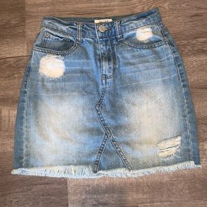 Mudd Jean Skirt